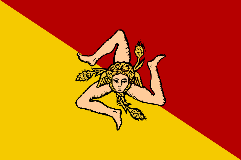 Szicília zászlaja