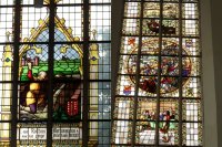 Brielle - A Szent Katalin templom festett üvegablakai