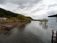 Vihar előtt a Prespa-tó